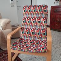 Poltrona poang Ikea rivisitata