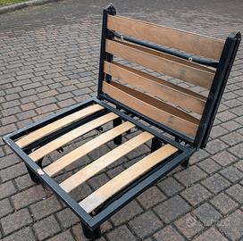 poltrona letto doghe in legno