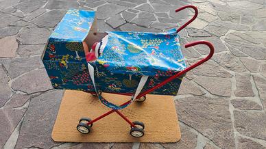 Carrozzina bambole vintage