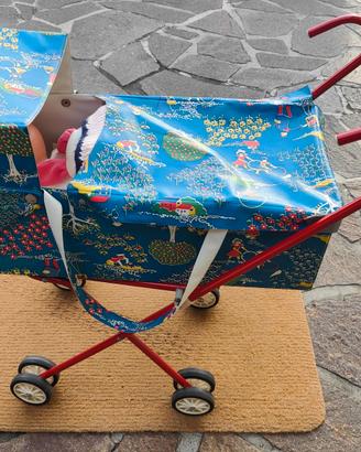 Carrozzina bambole vintage