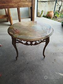 Tavolino struttura in bronzo 