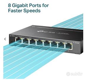 SWITCH DI RETE Easy Smart 8 Porte Gigabit TP-LINK