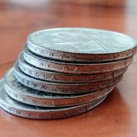   N.7 Monete da 500 lire in argento fdc.