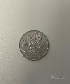 2 lire 1953 Repubblica Italiana