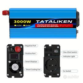 inverter 3000w 12volt nuovo