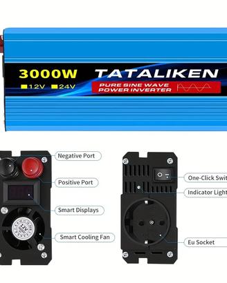 inverter 3000w 12volt nuovo