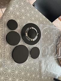 Kit piattelli spartifiamma cucina + bruciatori