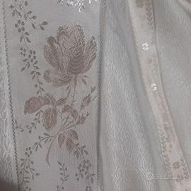 Coppia tende avorio/rosa