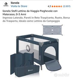 Culla da Viaggio Llionello con Materasso - 40€