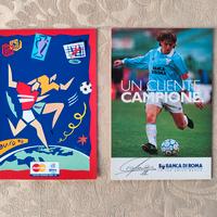 Cartoline Euro 96 e Giuseppe Signori, vintage