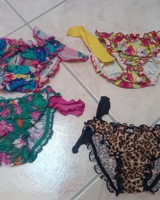 4 Costumi Slip Bambina Calzedonia - 2 anni