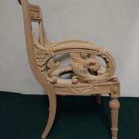 2 Poltroncine Tipo Vanitas Versace al Fusto Grezzo