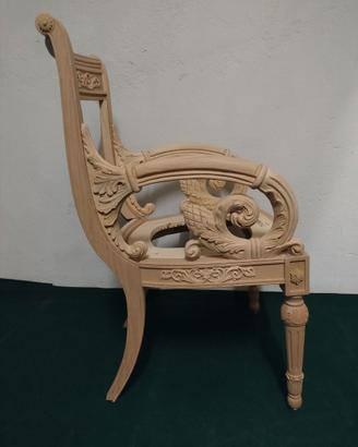 2 Poltroncine Tipo Vanitas Versace al Fusto Grezzo