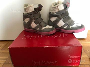 Scarpe Ishikawa nr 36 rosa/bianco/grigio