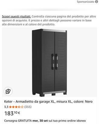 Armadio xl garage