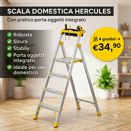 Scala Domestica Hercules con Porta Oggetti – 4