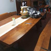 Tavolo in pino russo