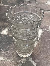 Vaso fiori in vetro vintage