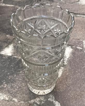 Vaso fiori in vetro vintage