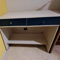Scrivania biancoblu