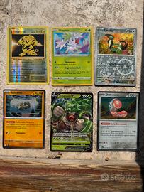 Lotto carte pokemon