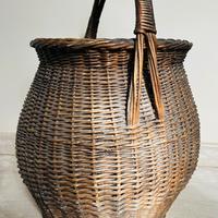 Cesto enorme in Vimini d’arredo anni 40/50