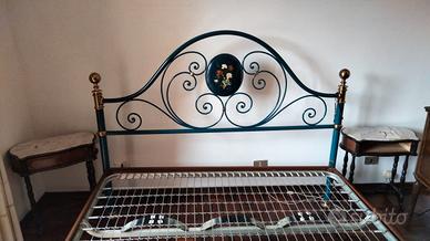 letto vintage in ferro battuto 
