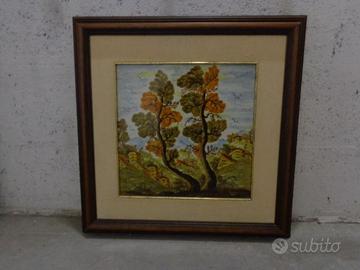 Quadro ceramica Castelli cm 54 x 54 - anni 1960