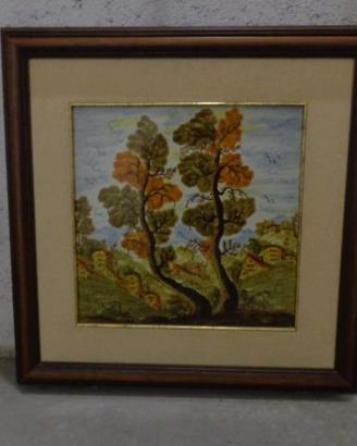 Quadro ceramica Castelli cm 54 x 54 - anni 1960