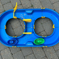 Grande gioco d'acqua con 2 barche