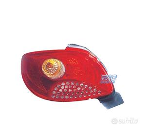 FANALE SINISTRO PEUGEOT 206 PLUS 09-13 AMBRA ROSSO