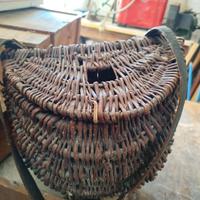 vecchi cestini da pesca 