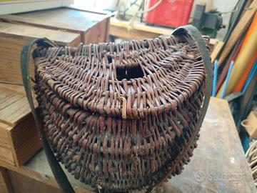 vecchi cestini da pesca 