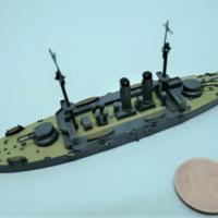 Nave incrociatore asahi giapponese modellino 1:125