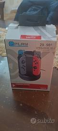 custodie e basetta di ricarica joycon Nintendo swi