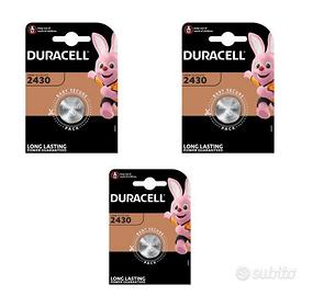 Duracell Lithium CR2430  DL2430  ECR2430 3V 3Batt