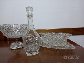 Set in vetro lavorato