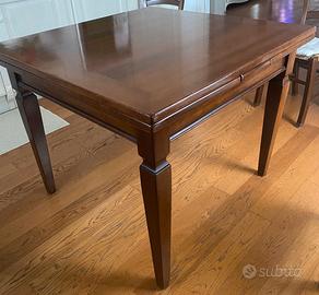 TAVOLO IN NOCE LUCIDO