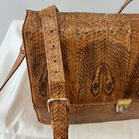 Borsa a Tracolla Vintage in Vero Pitone