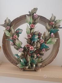 Magnifico.Capodimonte Fioriera Ruota Fiori