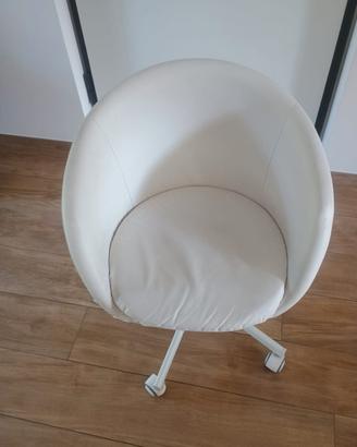 Sedia da ufficio girevole IKEA SKRUVSTA – Bianco