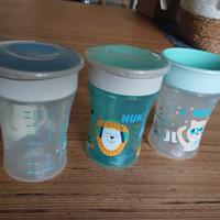 3 tazze antigoccia nuk