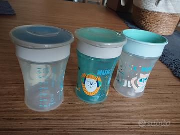 3 tazze antigoccia nuk