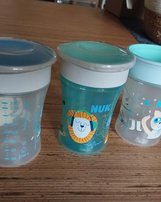 3 tazze antigoccia nuk