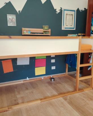 Letto Ikea KURA usato più materasso