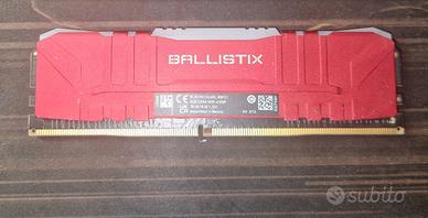 RAM DDR4 CRUCIAL BALLISTIX 3600MH 8GB LED
