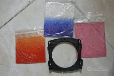 Tre filtri colorati standard Cockin "P"