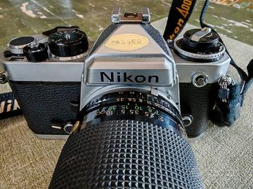 Nikon FE analogica + 2 obiettivi Nikkor/Sigma – pe