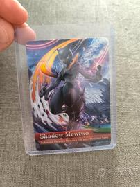 Carta Pokemon amiibo Mewtwo nero rara Nintendo 