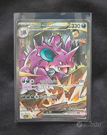 Team Rocket's Nidoking ex SAR (Thai) Pokemon